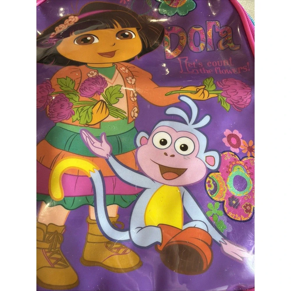 Vintage 2011 Dora The Explorer Mini Backpack Pink/Purple Nickelodeon